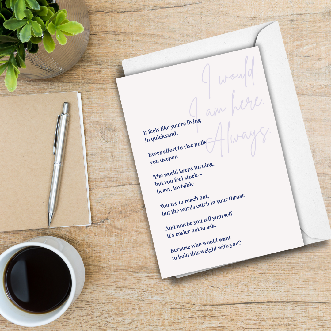 Sympathy Card – “Quicksand”