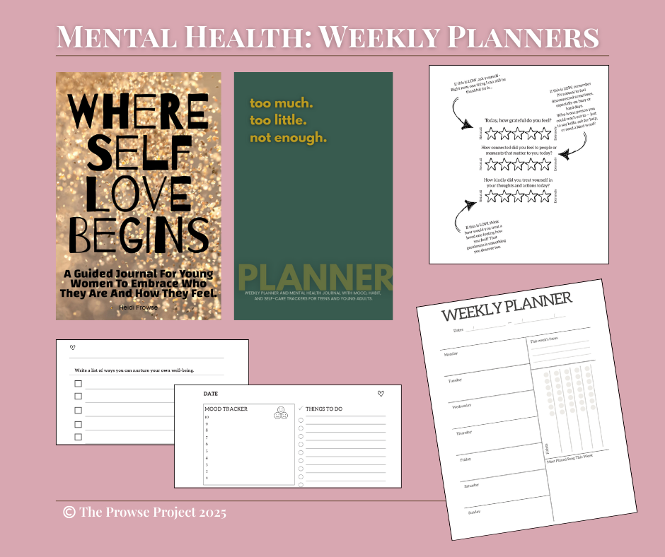 Too Much, Too Little, Not Enough – Wellbeing Weekly Planners – Bulk Wholesale Order (Local Only)